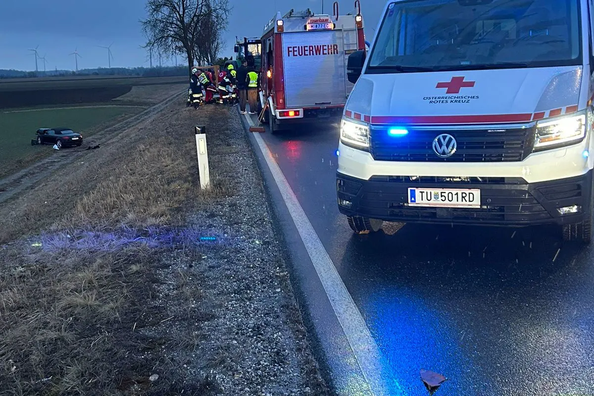 Hobersdorf – Neun Verletzte bei Unfall mit Faschingswagen 