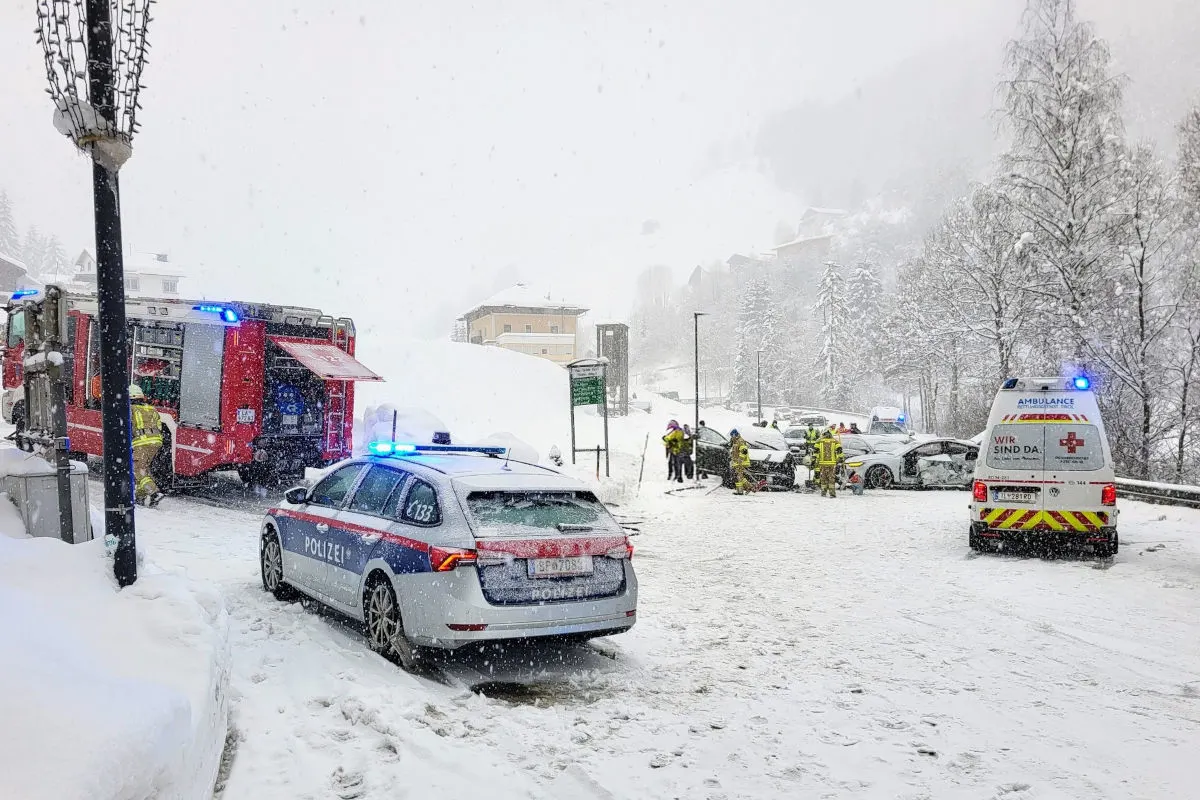 See – Fünf Verletzte nach Unfall im Paznaun