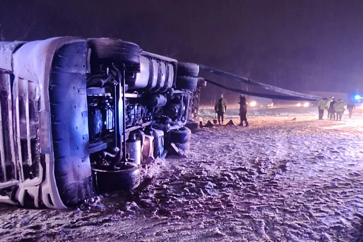  Winterliche Straßen sorgen für zahlreiche Einsätze auf der A1