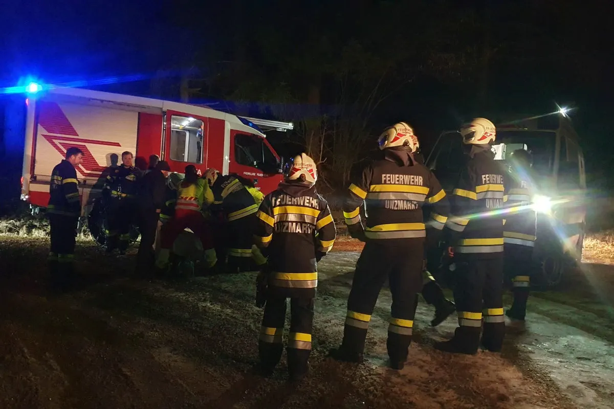 Forstunfall in Unzmarkt – Mann von Baumstamm erfasst