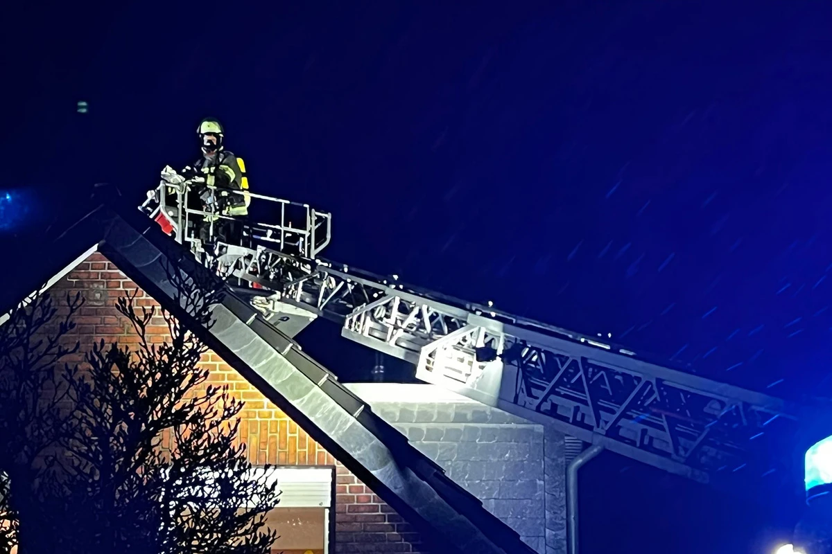Werne – Kaminbrand in Einfamilienhaus