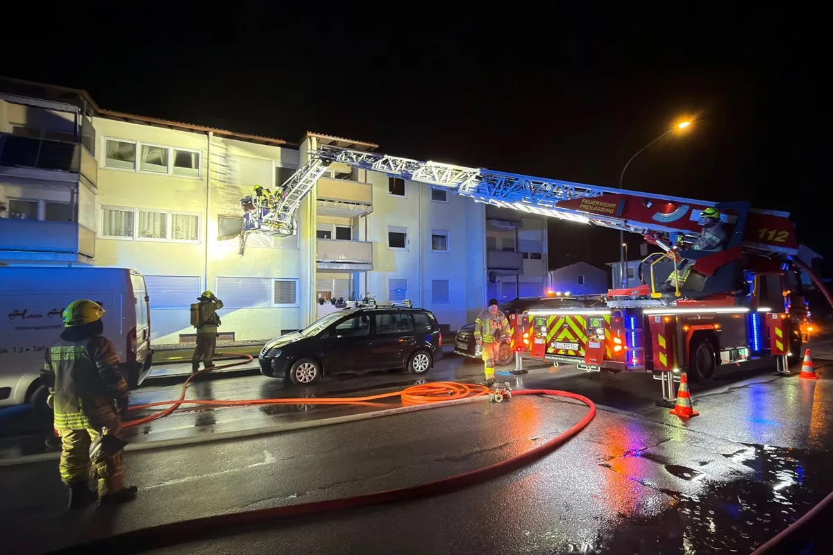 Freilassing – 80-Jährige stirbt bei Wohnungsbrand
