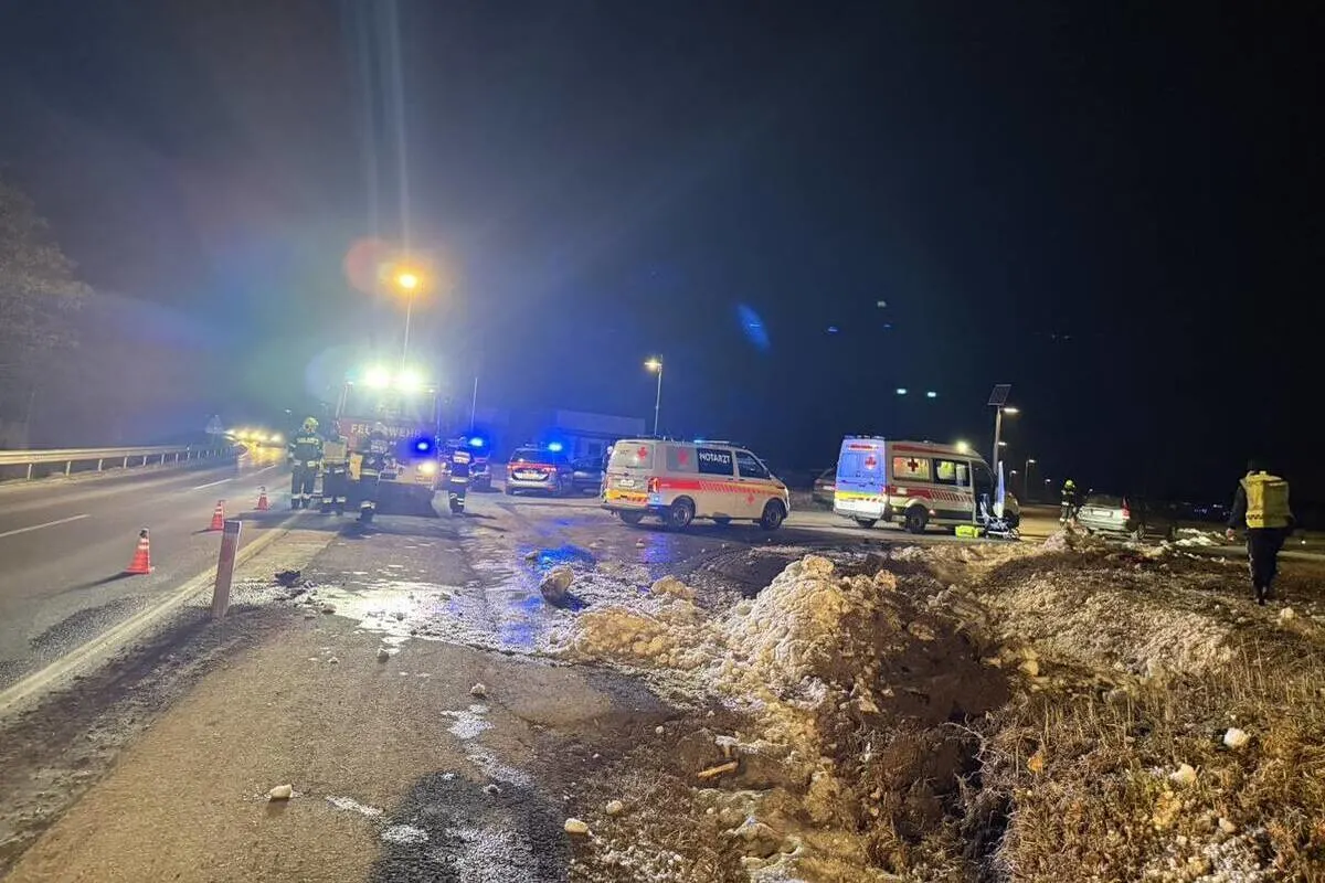 Unfall in Tillmitsch – Auto erfasst Mann und Hund – Tier tot