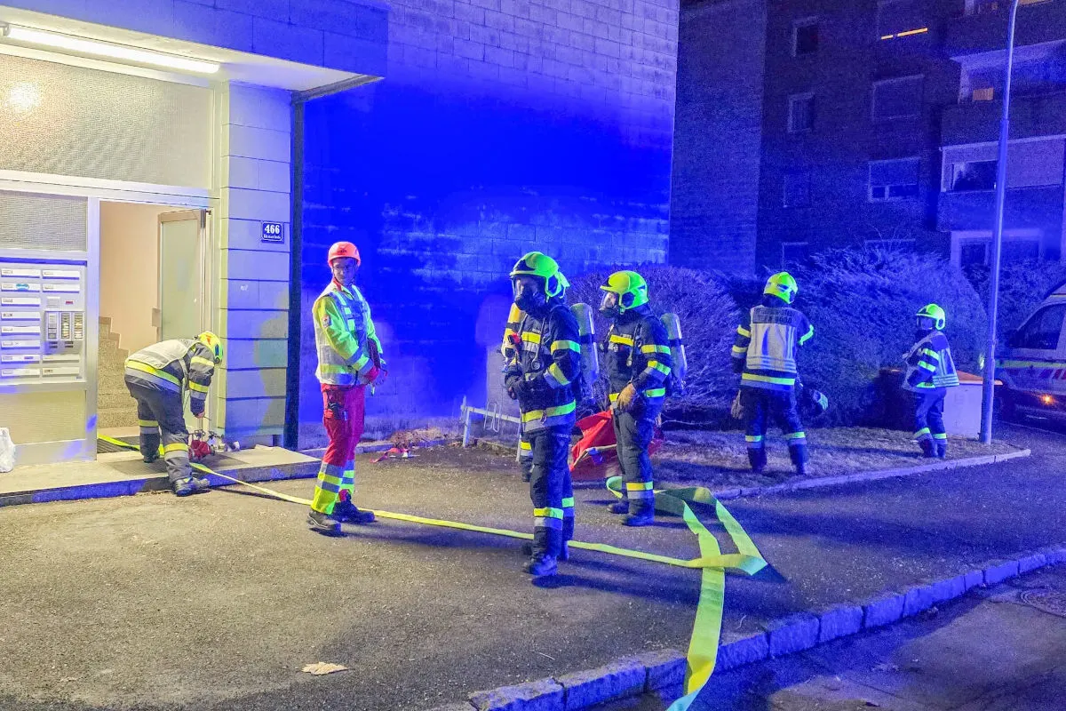 Leoben – Technischer Defekt löst Brand in Wohnung aus