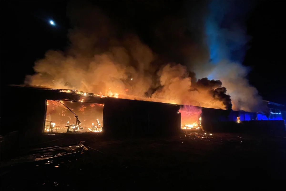 Neunkirchen – Großbrand zerstört Fitnessstudio