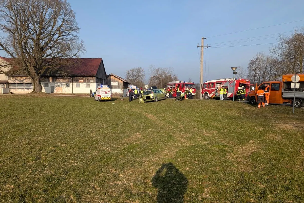 Pfaffstätt – Feuerwehr befreit eingeklemmte Lenkerin nach Unfall