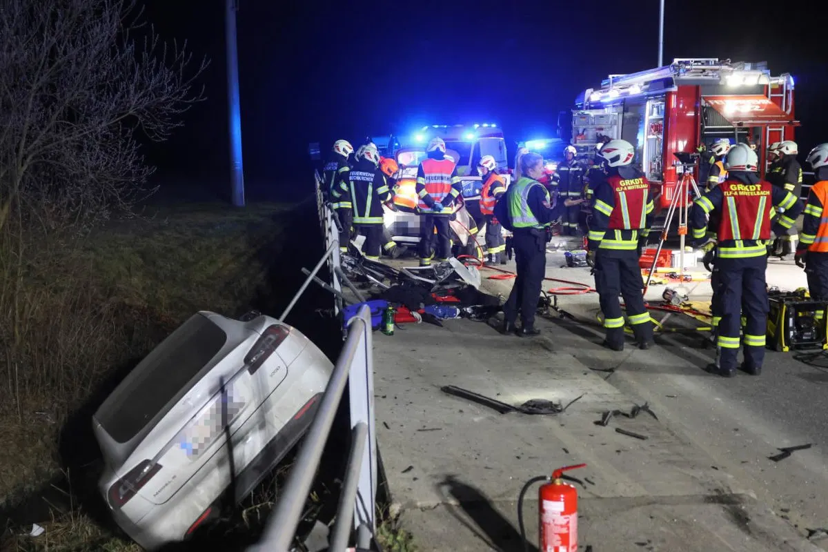 Buchkirchen – Vier Verletzte nach schwerem Unfall
