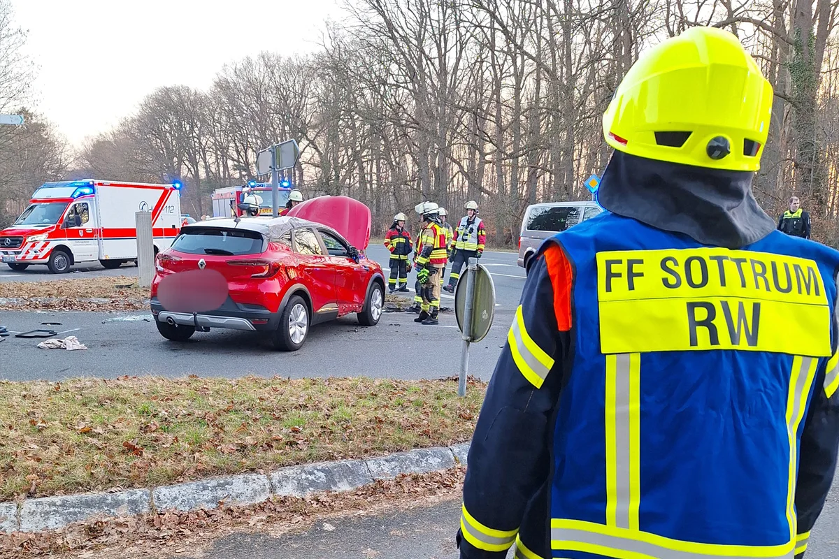 Ahausen – Drei Verletzte bei Unfall zweier Autos