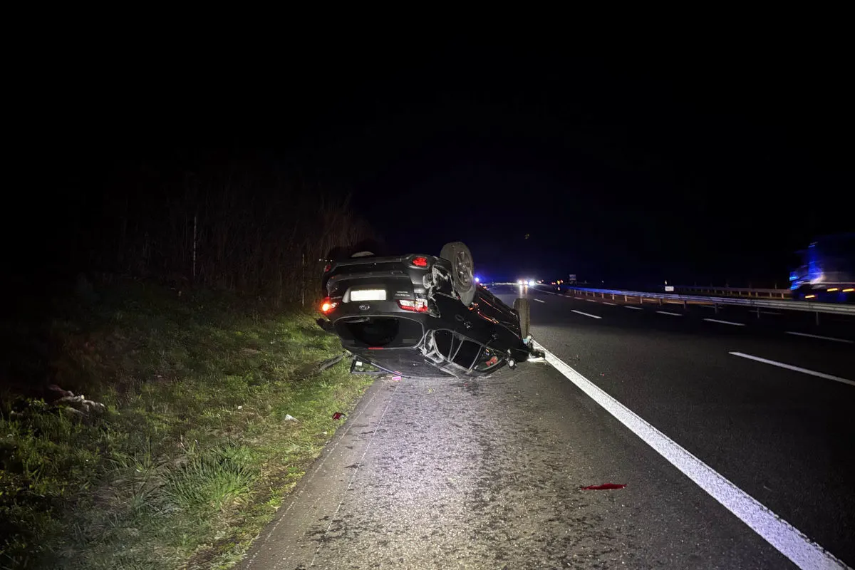 A1 Oftringen AG – Auto überschlägt sich bei Unfall