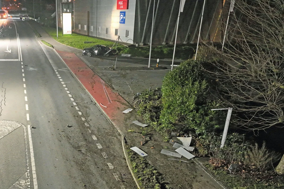 Unfall in Eschenbach LU – 18-Jähriger verliert Kontrolle