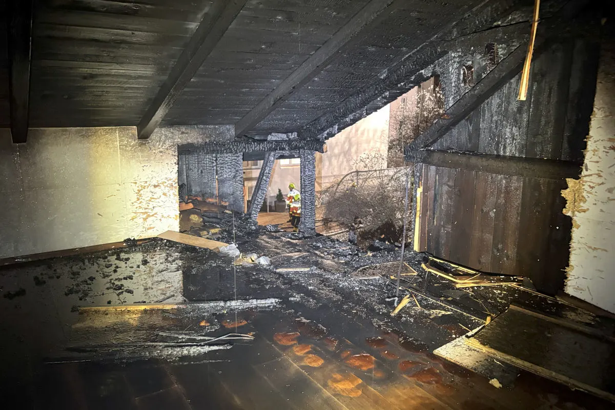 St. Margrethen SG – Brand in leerstehendem Haus