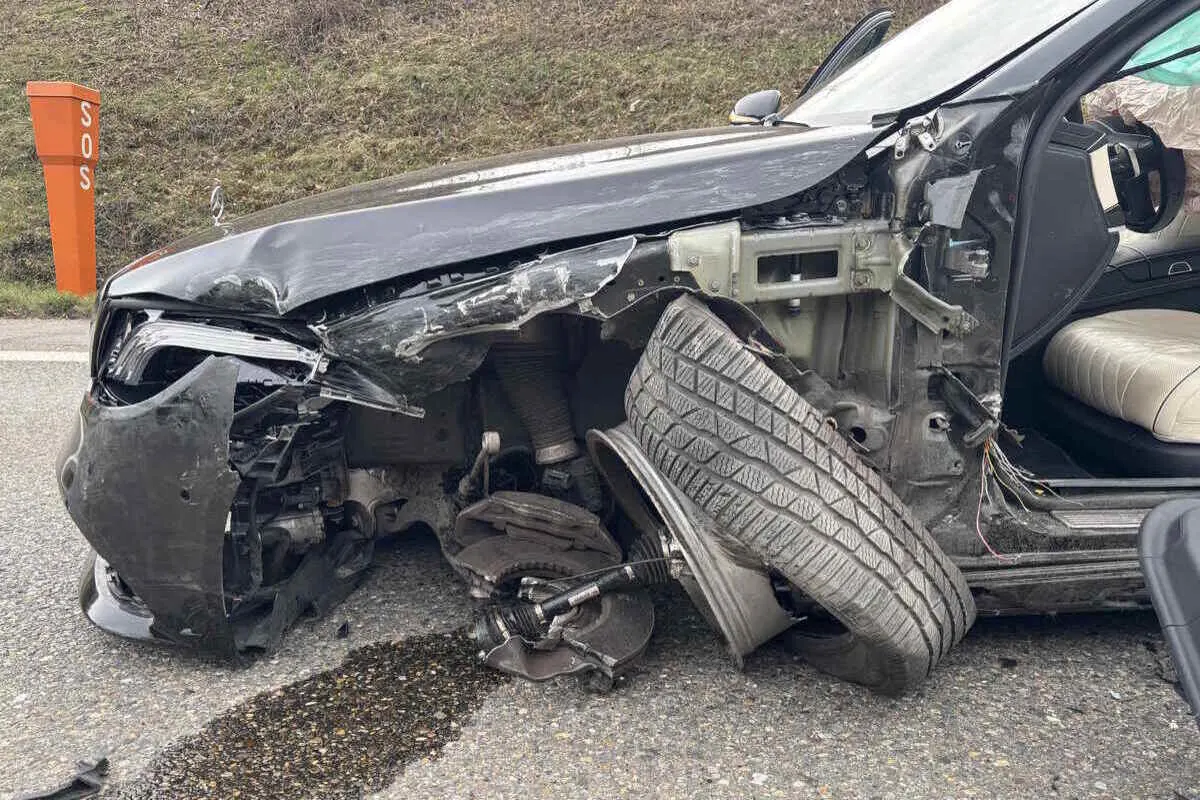 Rapperswil-Jona SG – Unfall auf A15 führt zu Stau