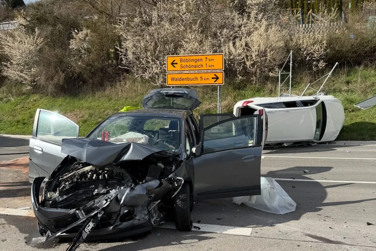 Schönaich – Tödlicher Unfall nach Abbiegemanöver