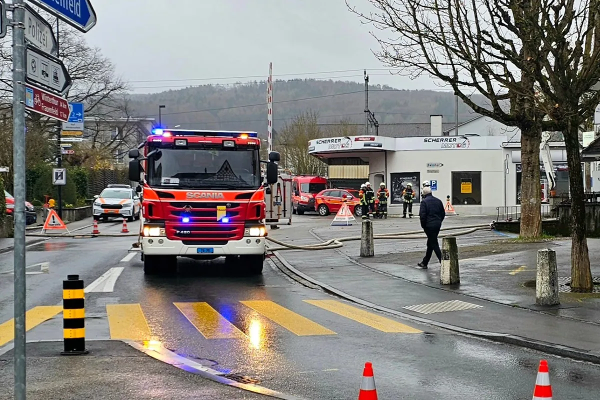Steckborn TG - Brand in Zimmer