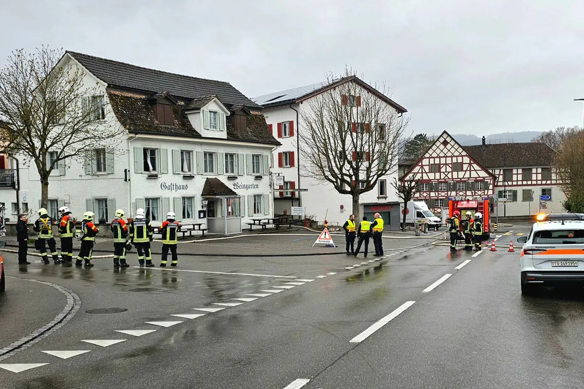 Steckborn TG - Brand in Zimmer