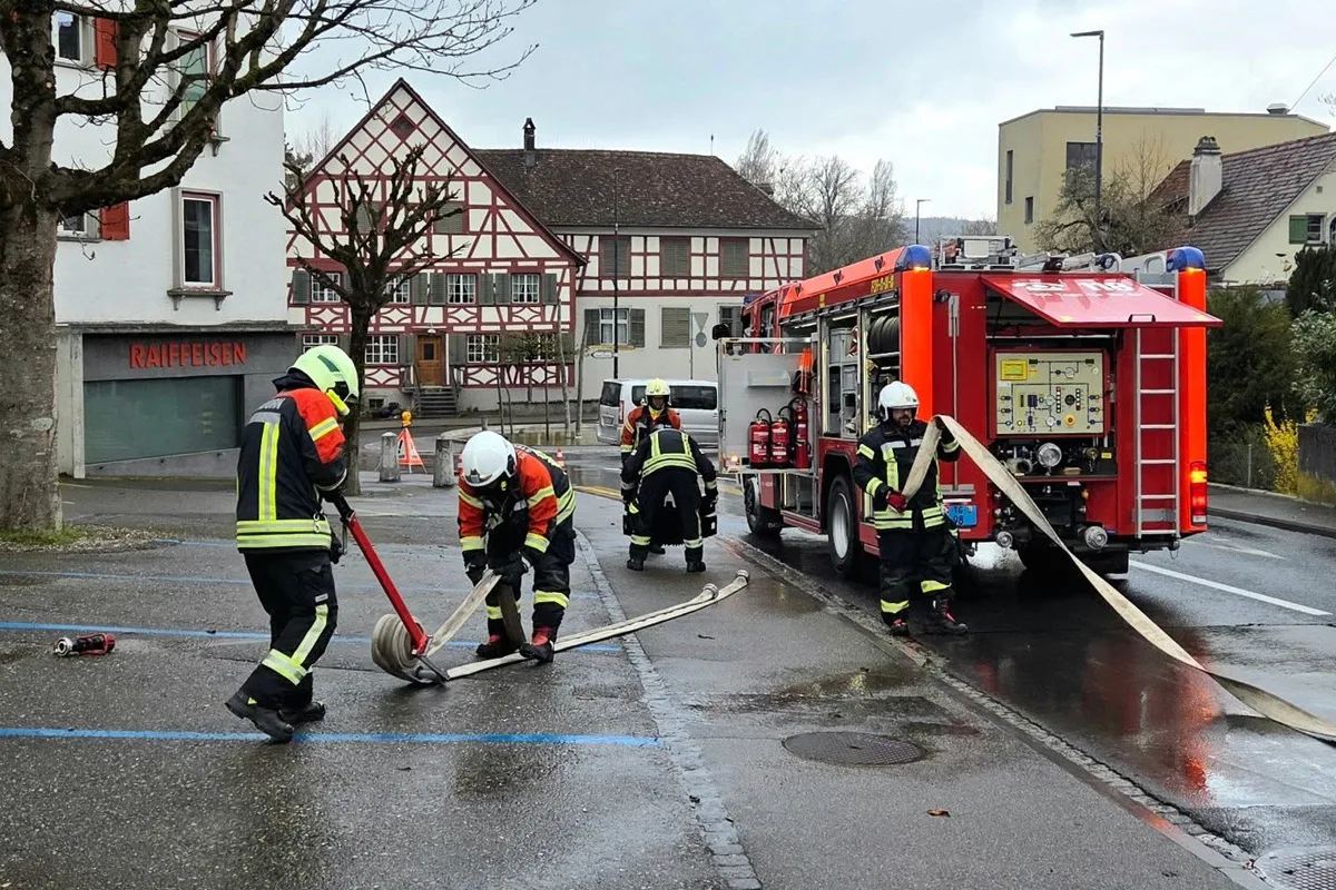 Steckborn TG - Brand in Zimmer