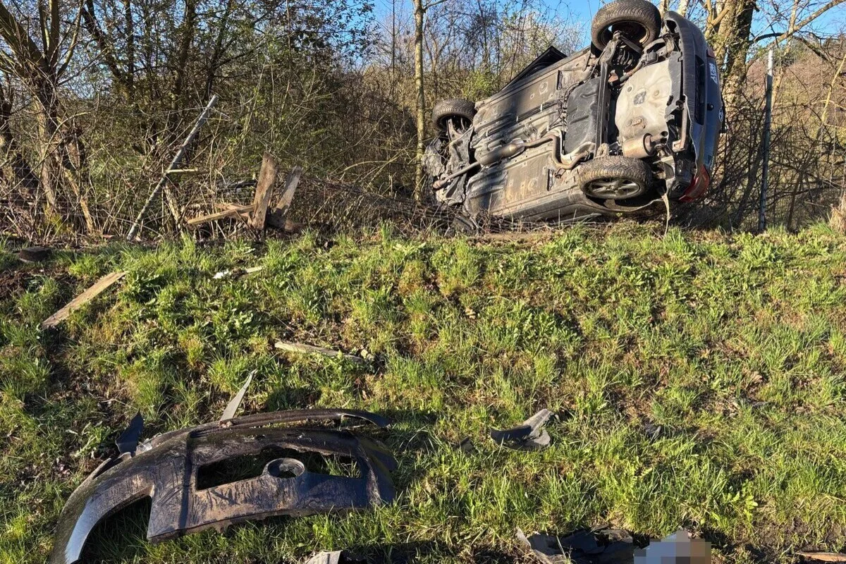 Gontenschwil AG – Bei Unfall überschlagen