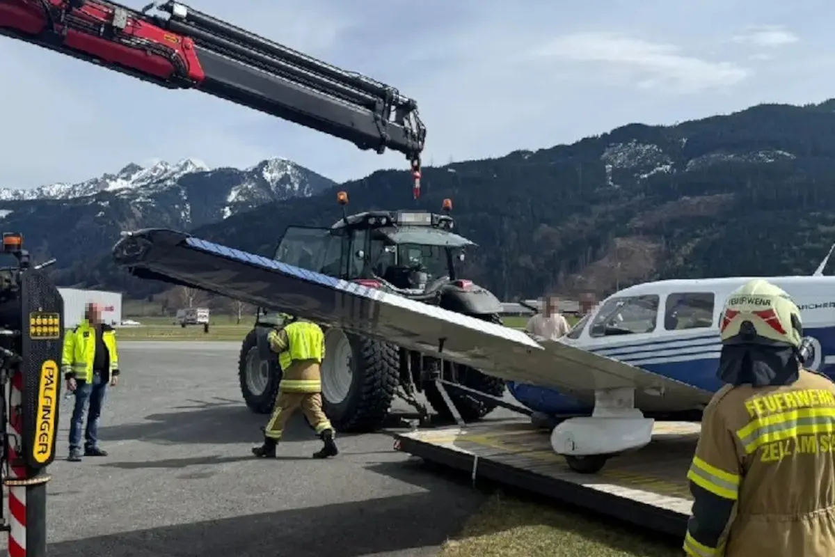 Zell am See – Kleinflugzeug verunfallt bei Landung