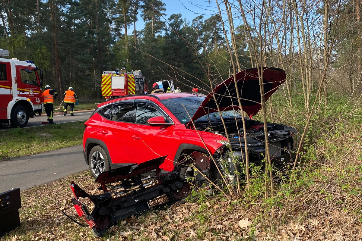 Haßloch – Zwei Verletzte nach Unfall bei Überholvorgang