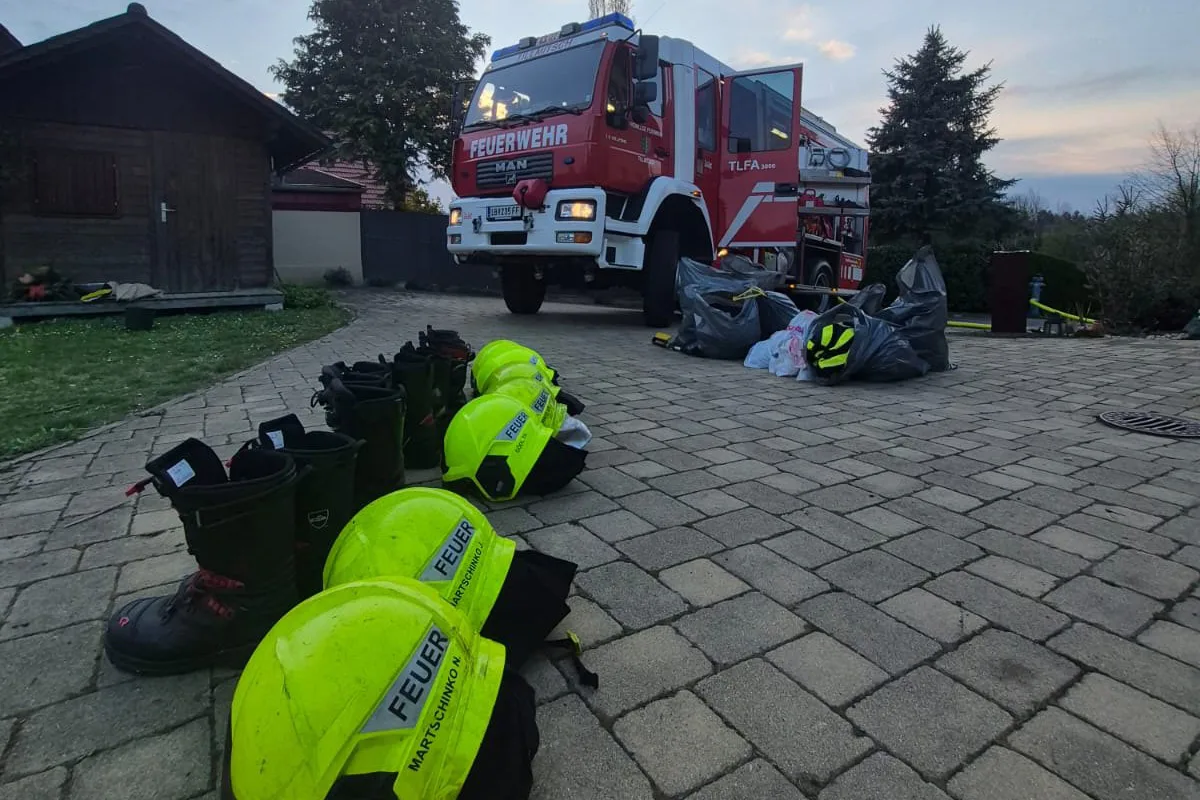 Tillmitsch – Ein Verletzter nach Brand von Wohnhaus