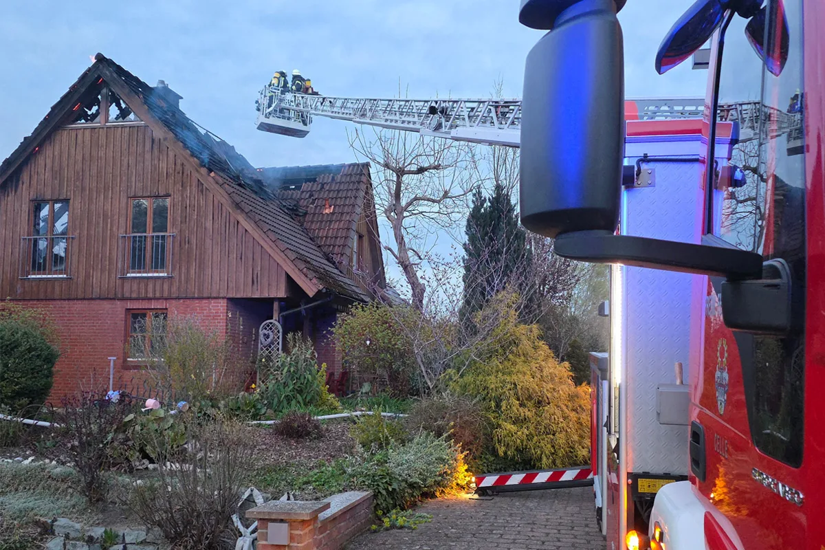 Celle – Wohnhaus nach Brand schwer beschädigt