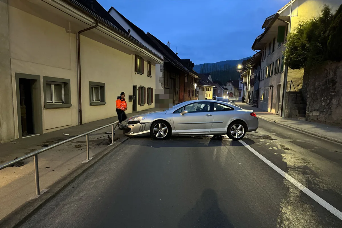 Balsthal SO – Selbstunfall unter Alkohol