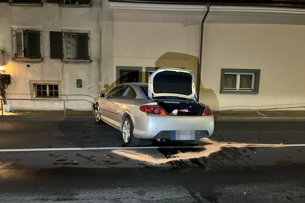 Balsthal SO – Selbstunfall unter Alkohol