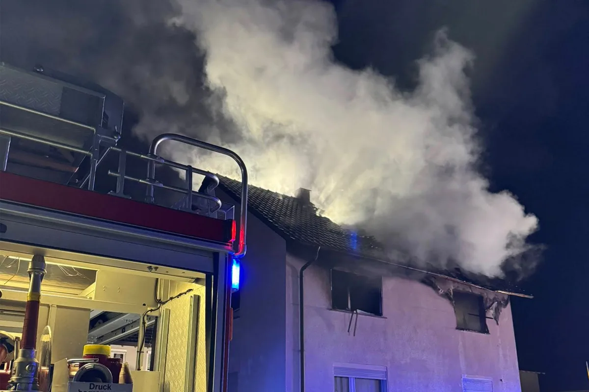 Sonnefeld – Mann bei Wohnhausbrand schwer verletzt