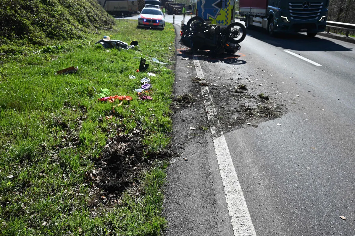 Gams SG – Schwerverletzter nach Unfall mit Motorrad