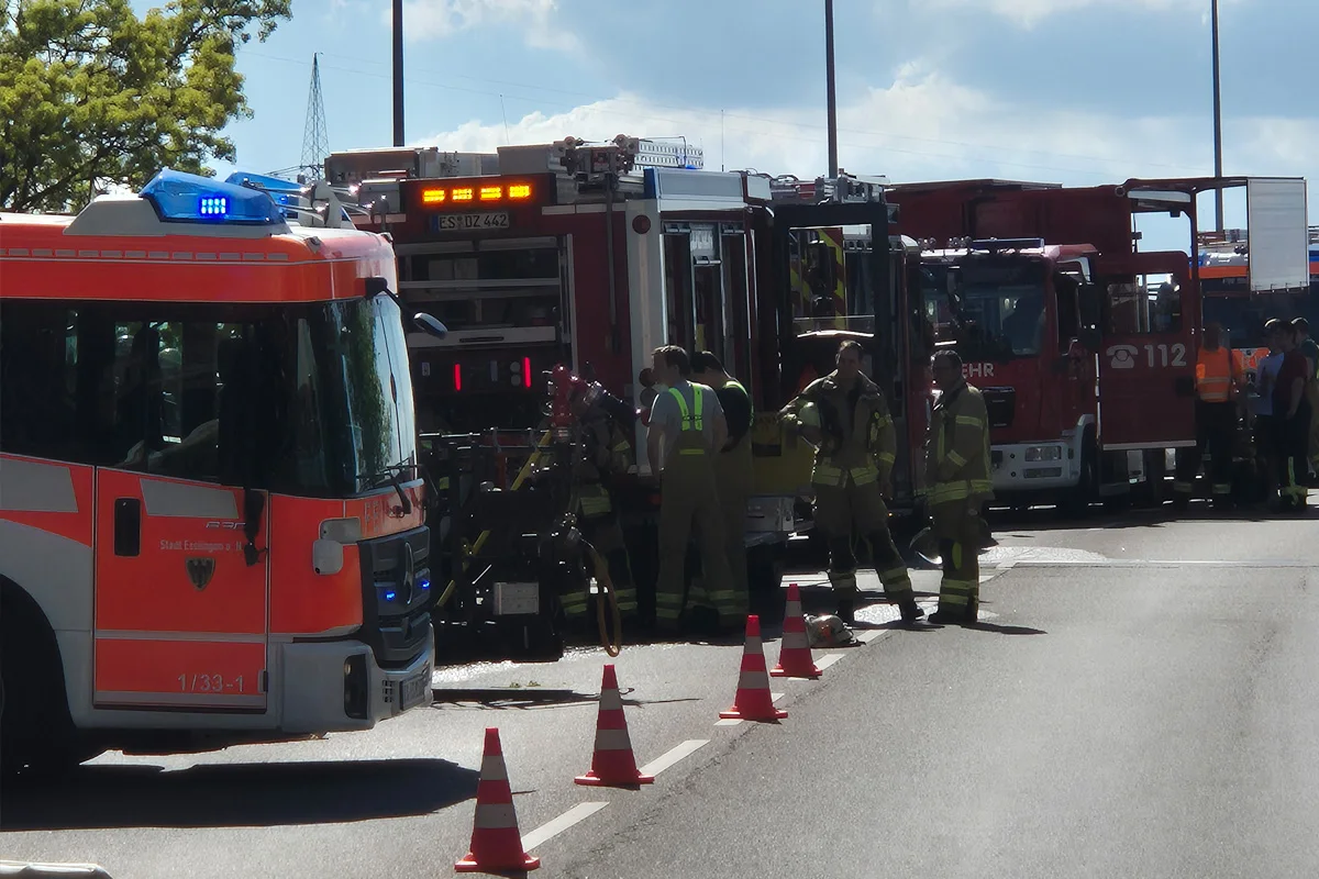 Plochingen – Brand in Mehrfamilienhaus