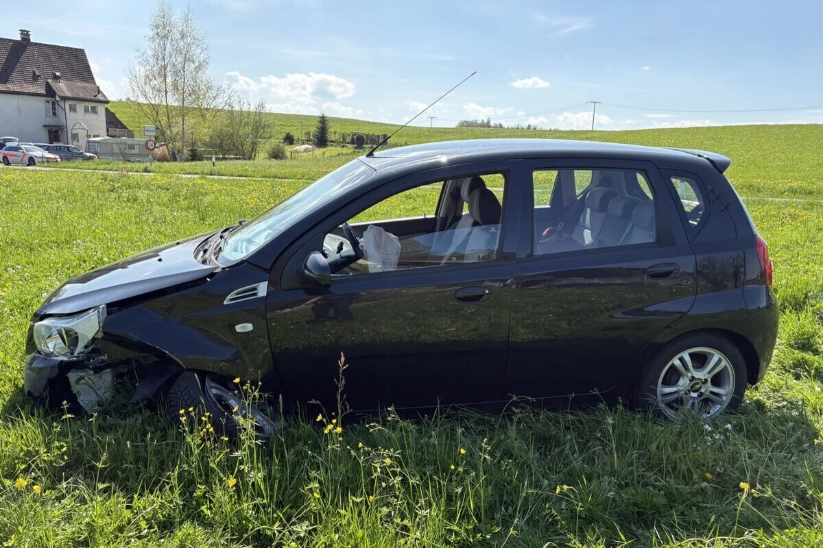 Amriswil TG – Unfall nach Kontrollverlust