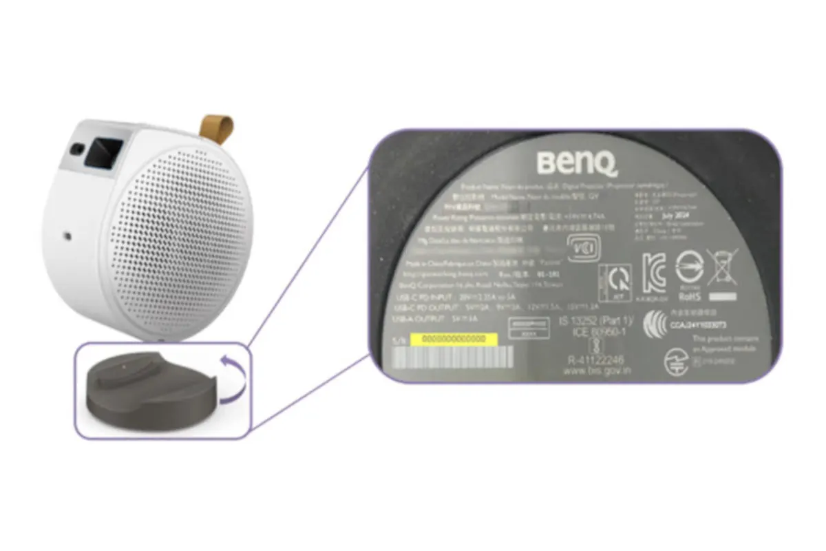 Rückruf eines BenQ Mini-Projektors wegen Brandgefahr