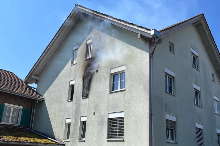 Diepoldsau SG - Enormer Sachschaden nach Wohnungsbrand