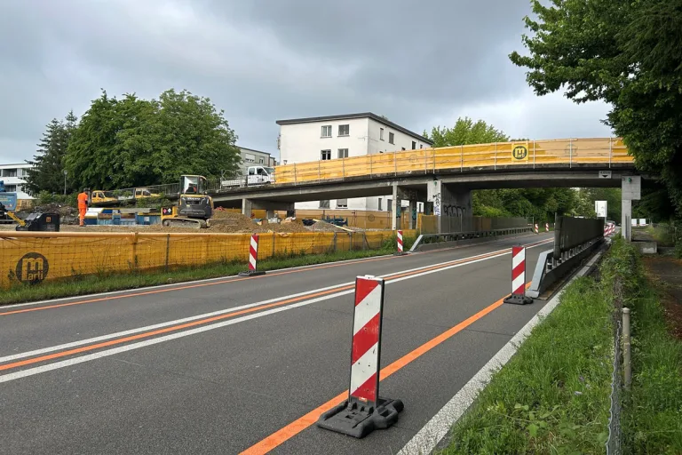 A5/A6 Biel BE – Sperrungen bei Brüggmoos wegen Brückenabbruch