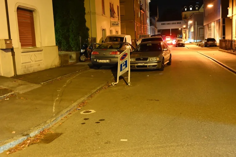 Rorschach SG - Lernfahrer bei Flucht vor der Polizei verunfallt 