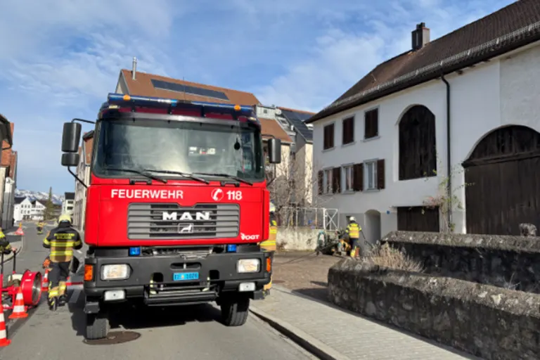 Balzers FL – Feuerwehr löscht Kaminbrand