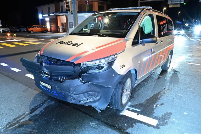 Inwil LU – Unfall mit der Polizei