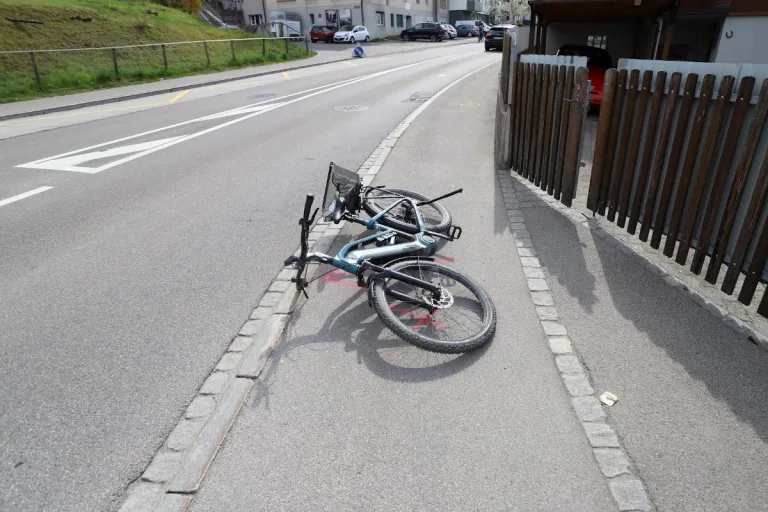 Stadt St. Gallen – Selbstunfall mit E-Bike