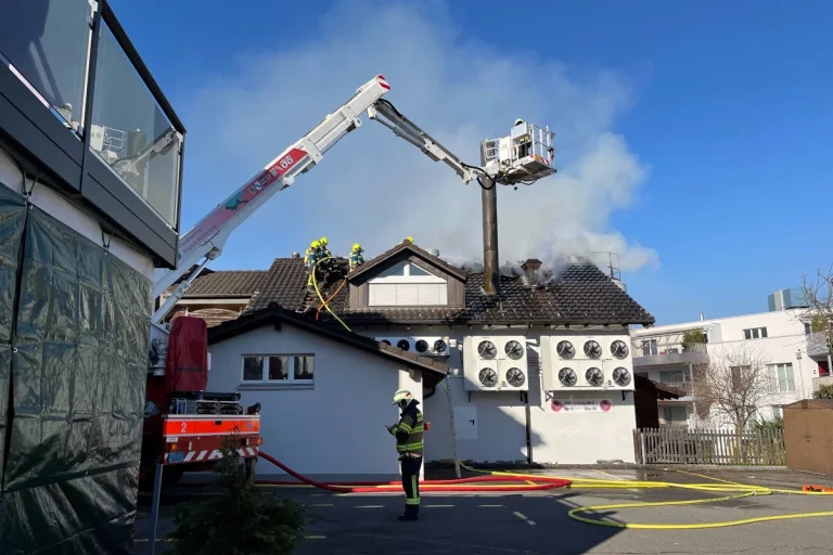 Goldach SG – Brand in einer Bäckerei