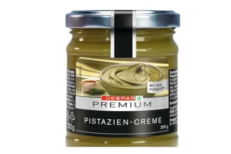 Rückruf – DESPAR Pistaziencreme wegen mikrobiologischer Verunreinigung 