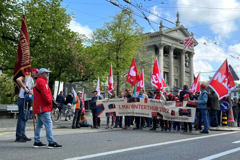 Winterthur ZH – Friedlicher 1. Mai-Umzug