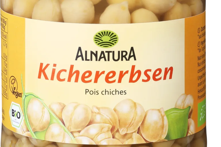 Gesundheitsgefährdung nicht auszuschliessen - Die Migros ruft Alnatura Kichererbsen im Glas zurück