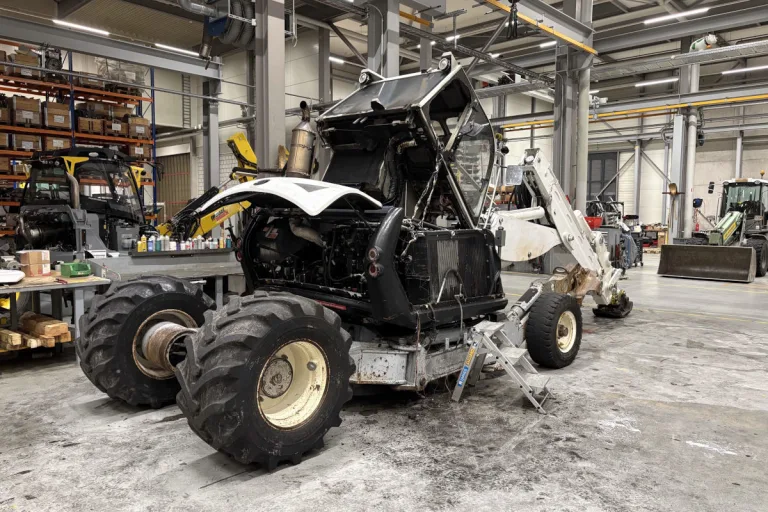 Rüthi SG – Bagger in Brand