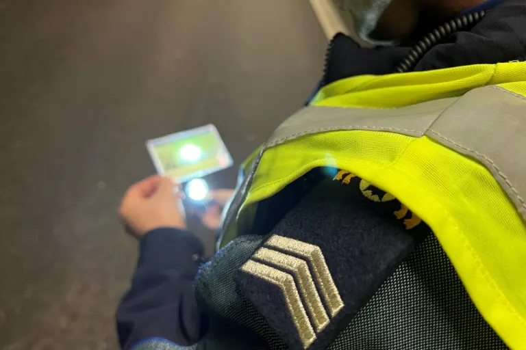 Basel - Grosskontrolle auf der Autobahn