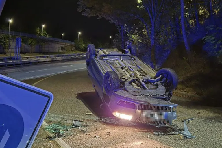 Kiel SH – Fahrer (24) überschlägt sich alkoholisiert mit Auto