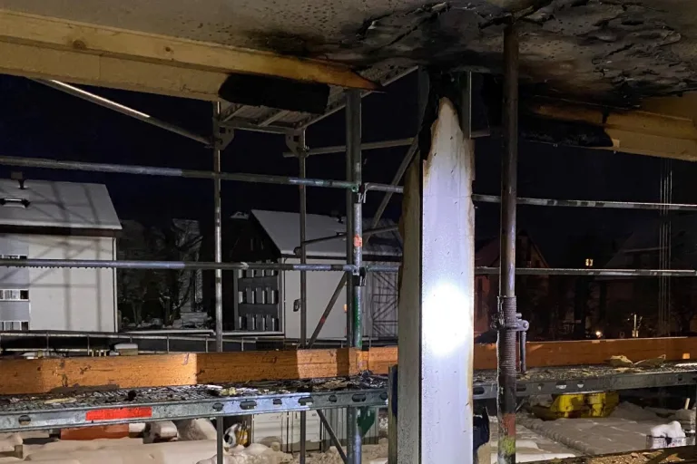 Aadorf TG - Brand auf Balkon