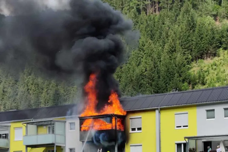 St. Barbara im Mürztal - Mann bei Brand verletzt