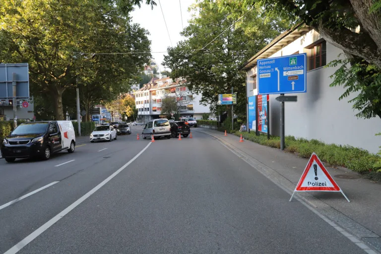 St. Gallen – Verkehrsunfall mit Sachschaden