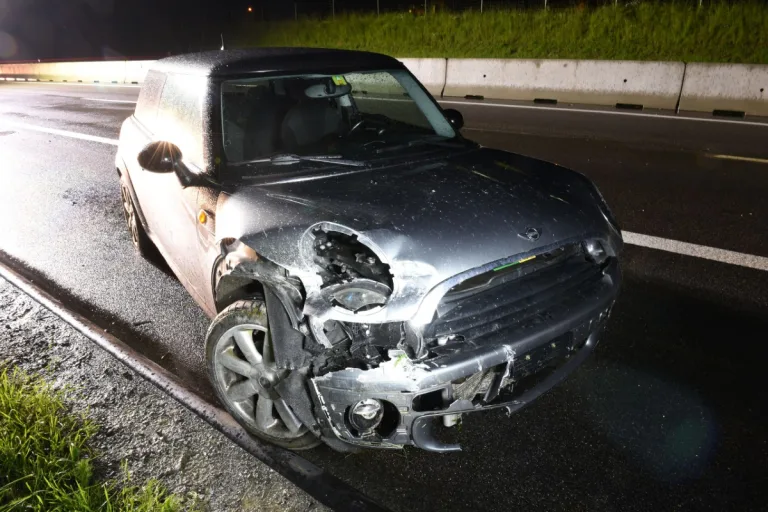 27'000 Franken Sachschaden nach Selbstunfall bei Uffikon LU auf der Autobahn A2