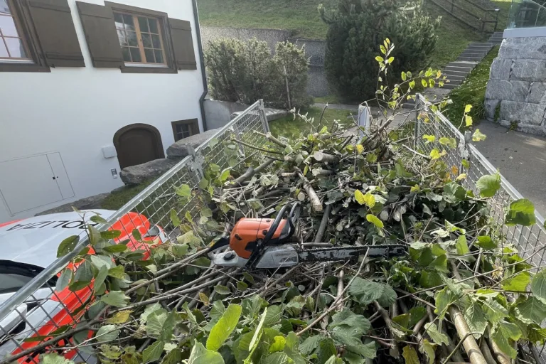 Laax GR – Unfall mit Kettensäge